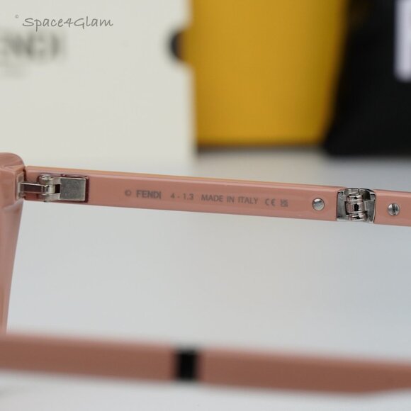 NEW Fendi FE40089I 72U FOLDING Pink Mirror Pattern Women Cat Eye Sunglasses main image 8
